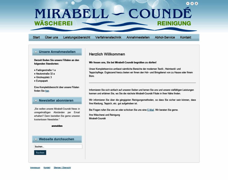 Mirabell-counde.at thumbnail