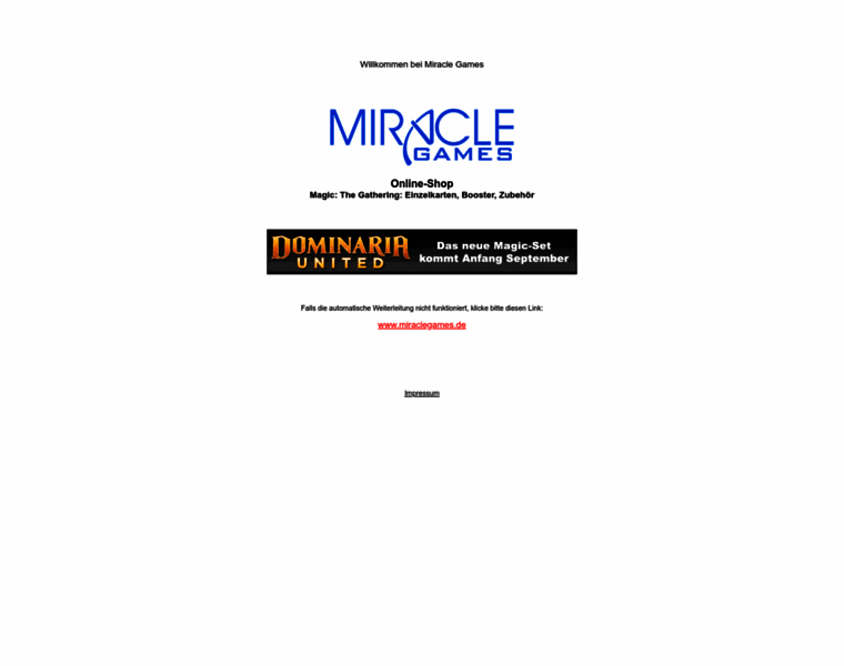 Miraclegames.de thumbnail