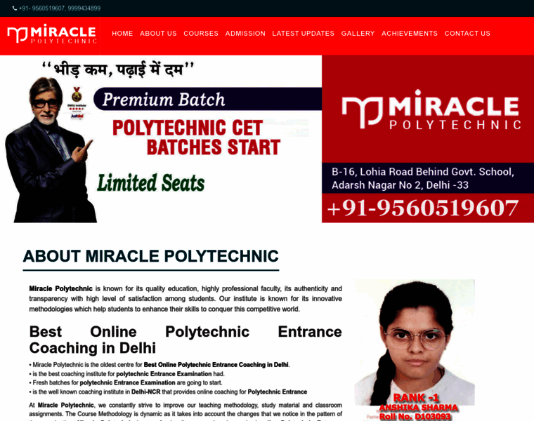 Miraclepolytechnic.com thumbnail