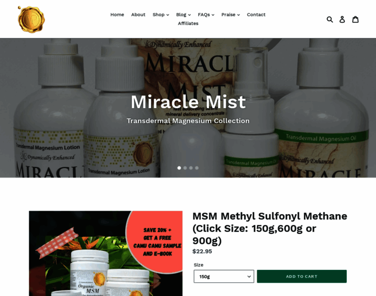 Miracleproducts.com.au thumbnail