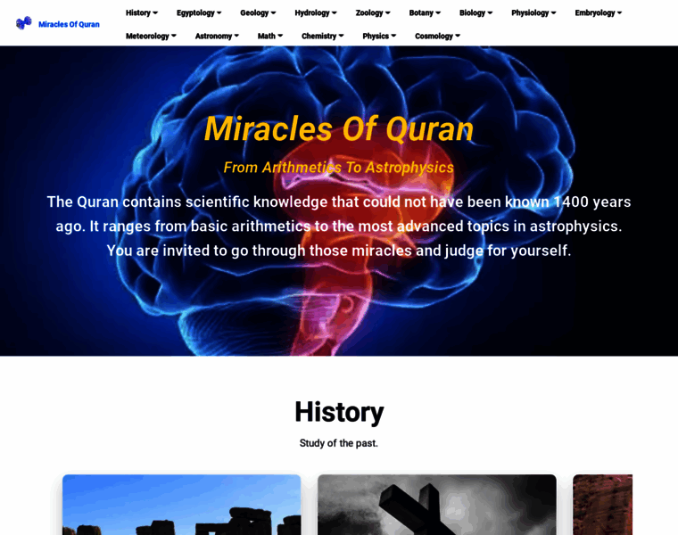 Miracles-of-quran.com thumbnail