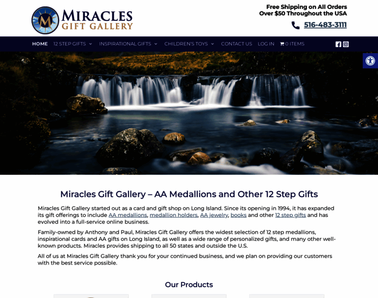 Miraclesgiftgallery.com thumbnail