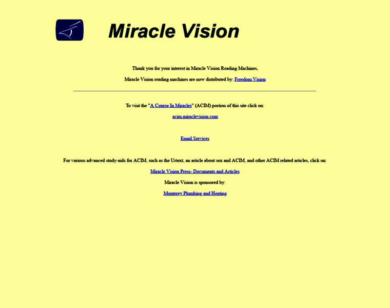 Miraclevision.com thumbnail