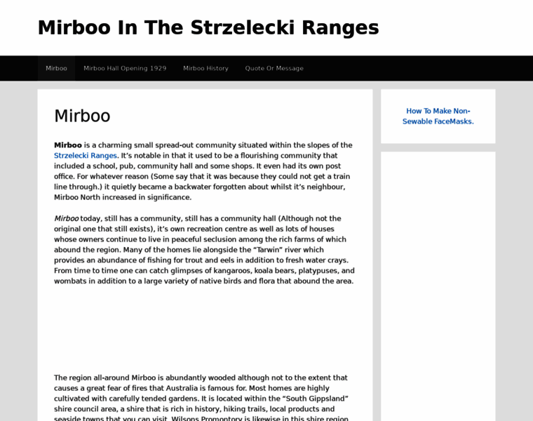 Mirboo.net thumbnail
