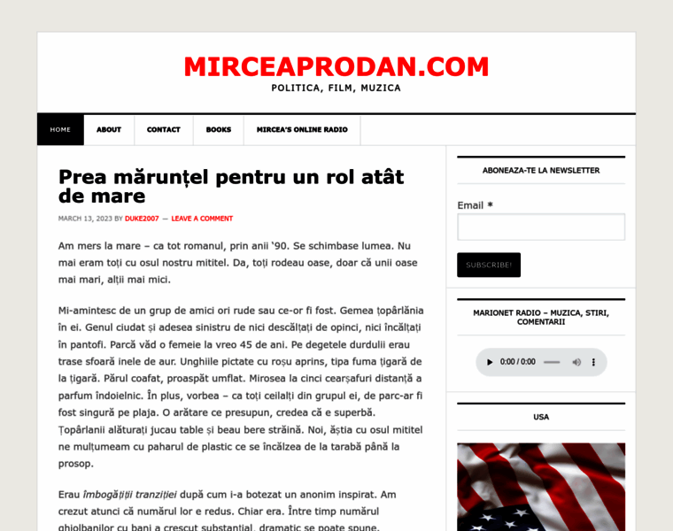 Mirceaprodan.com thumbnail