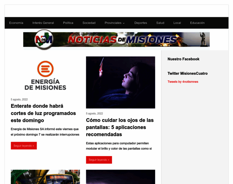 Misionescuatro.com.ar thumbnail
