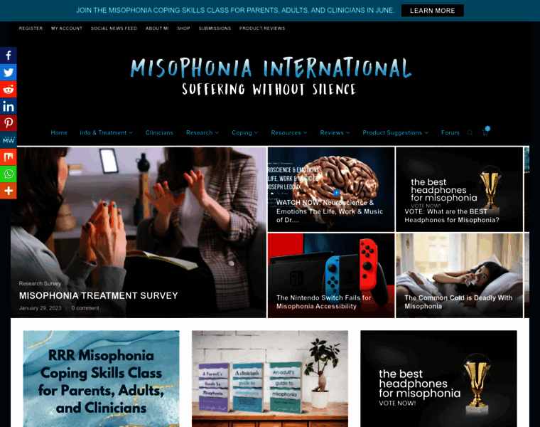 Misophoniainternational.com thumbnail