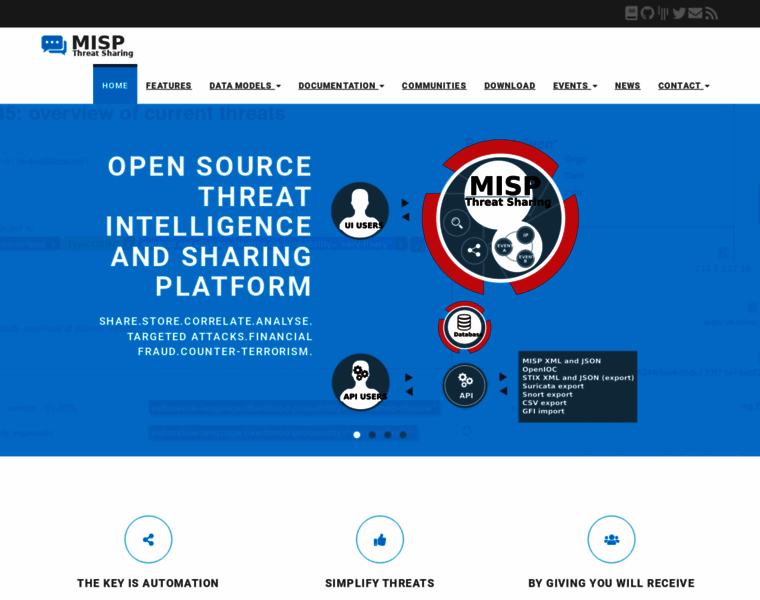 Misp-project.org thumbnail