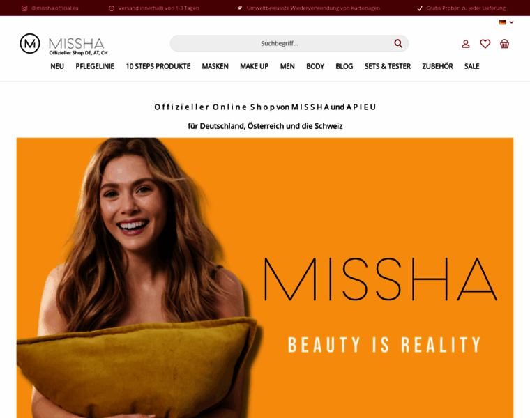 Missha-austria.at thumbnail