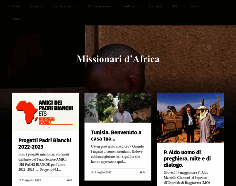 Missionaridafrica.org thumbnail