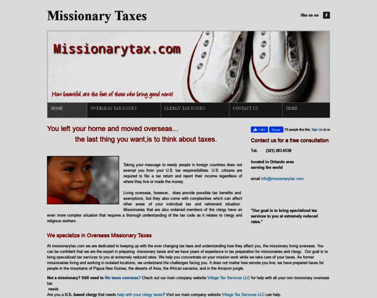 Missionarytax.com thumbnail