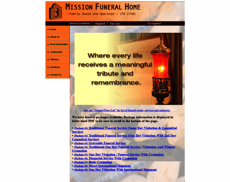 Missionfuneralgroup.com thumbnail