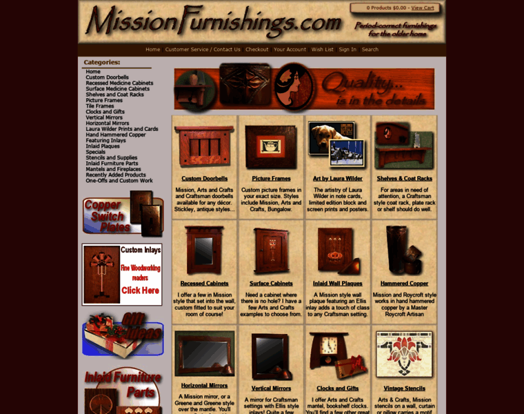 Missionfurnishings.com thumbnail