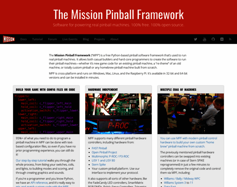 Missionpinball.org thumbnail