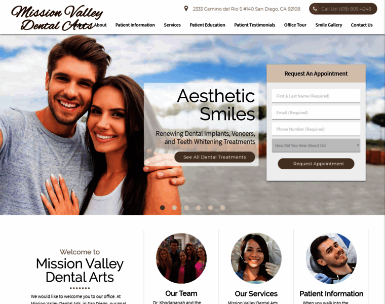 Missionvalleydentalarts.com thumbnail