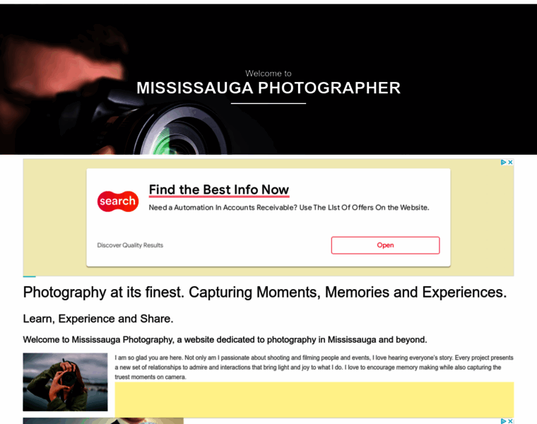 Mississauga-photographer.com thumbnail