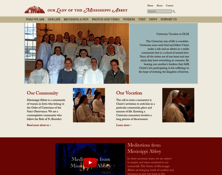 Mississippiabbey.org thumbnail