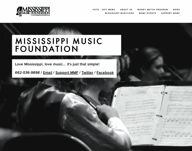 Mississippimusicfoundation.org thumbnail
