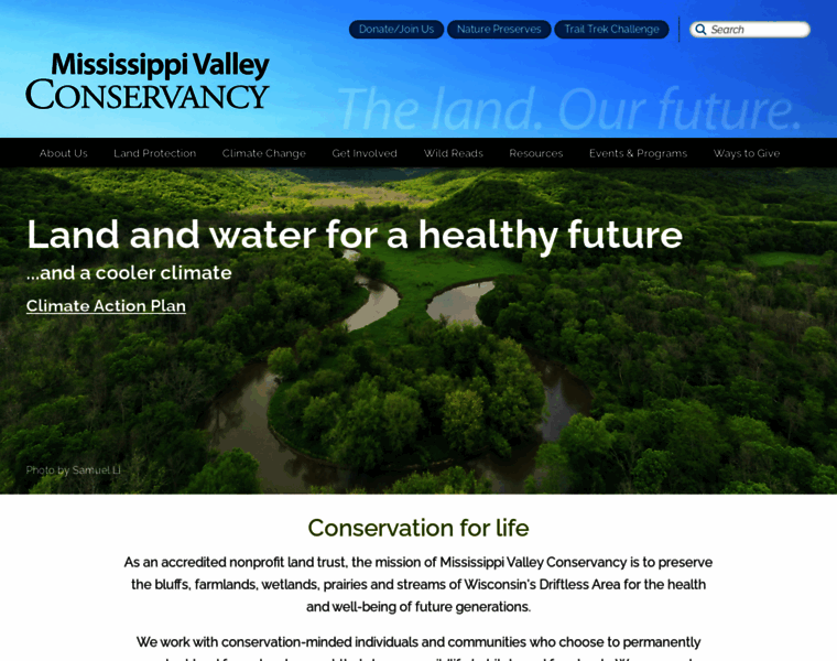Mississippivalleyconservancy.org thumbnail