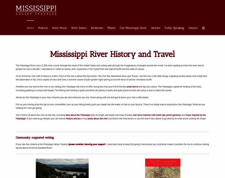 Mississippivalleytraveler.com thumbnail