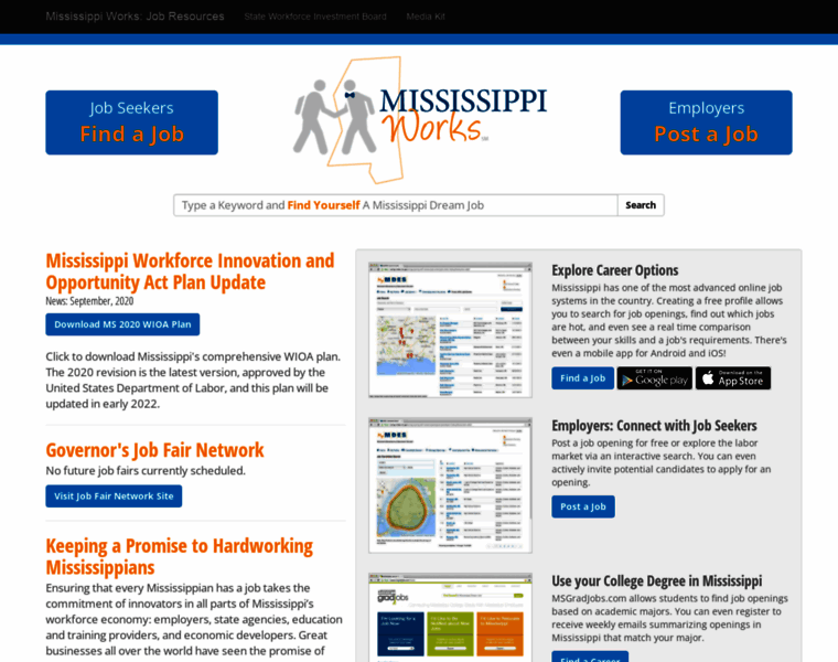 Mississippiworks.org thumbnail