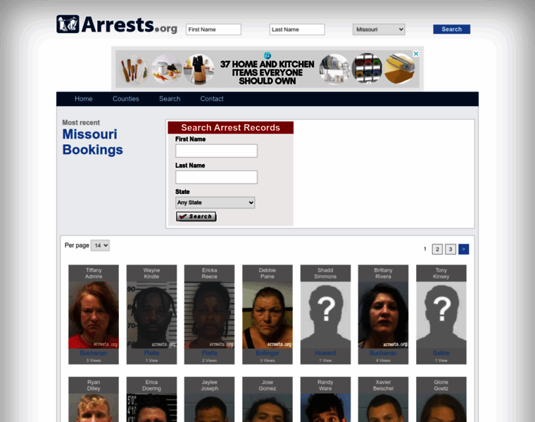 Missouri.arrests.org thumbnail