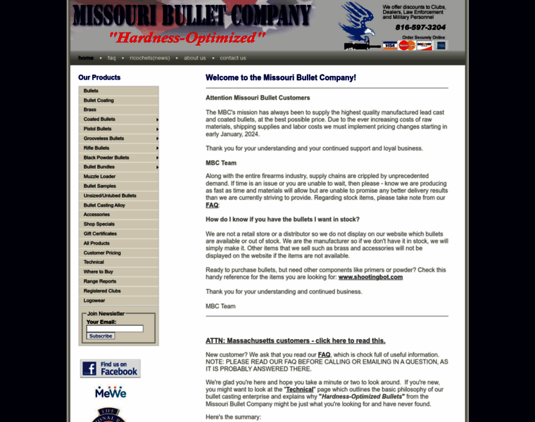 Missouribullet.com thumbnail