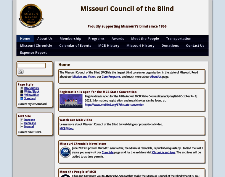 Missouricounciloftheblind.org thumbnail