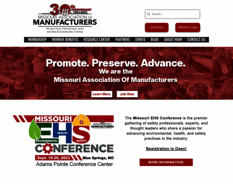 Missourimanufacturers.org thumbnail