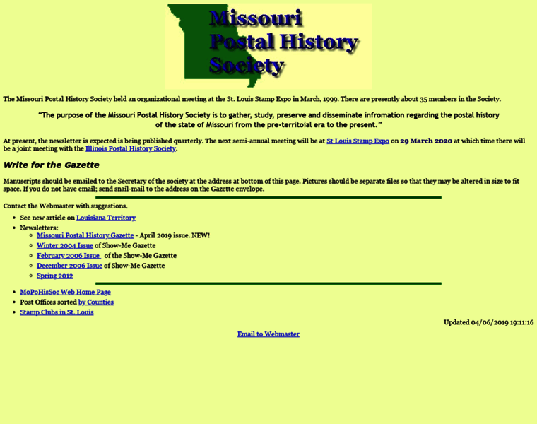 Missouripostalhistory.org thumbnail
