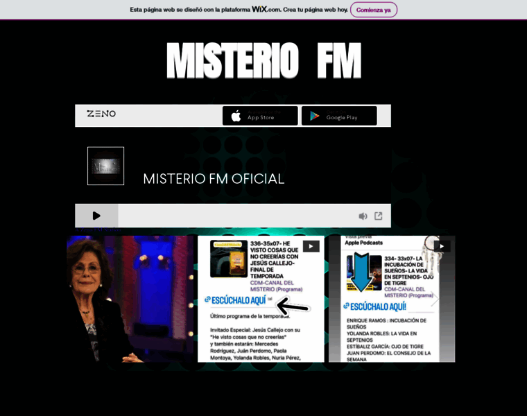 Misteriofm.com thumbnail
