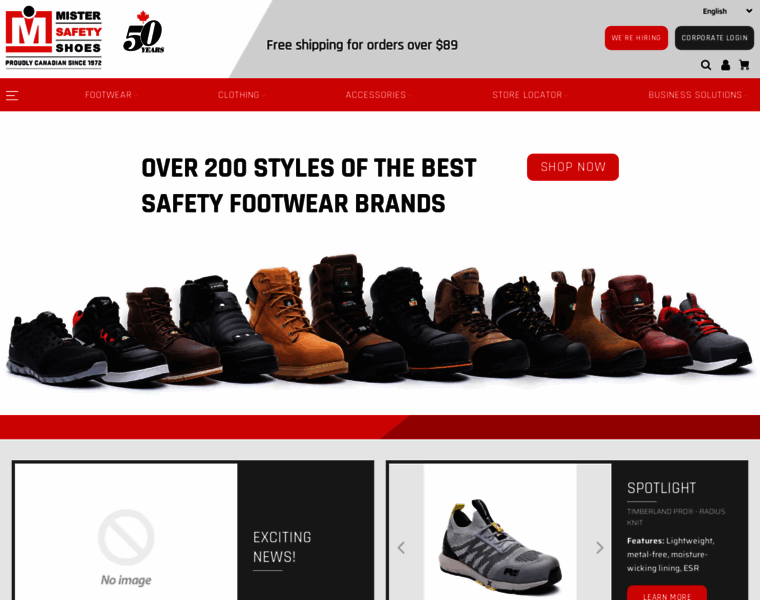 Mistersafetyshoes.com thumbnail