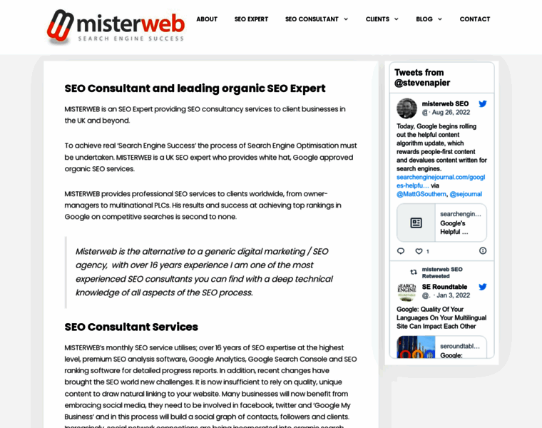 Misterweb.co.uk thumbnail