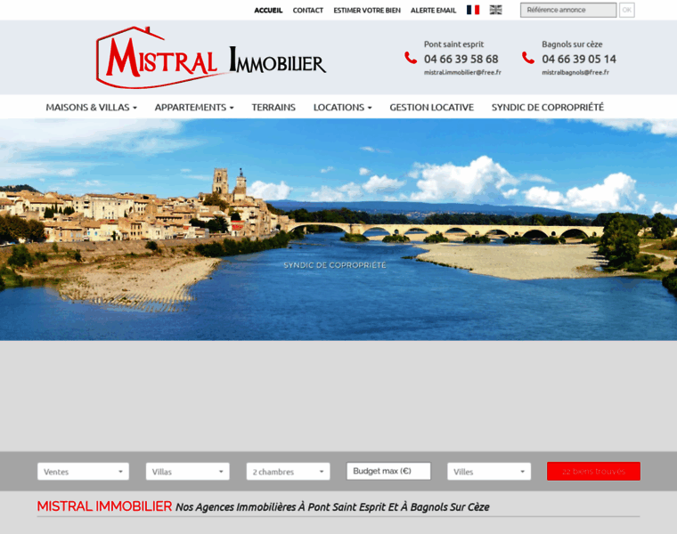 Mistral-immobilier.com thumbnail