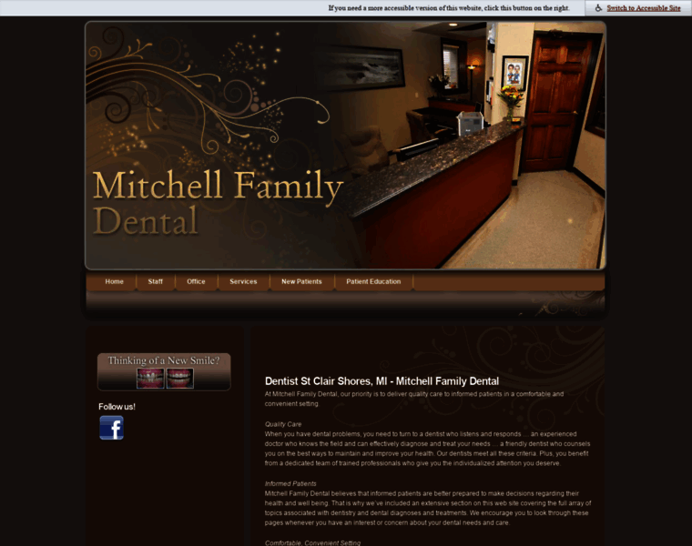 Mitchellfamilydentistry.com thumbnail