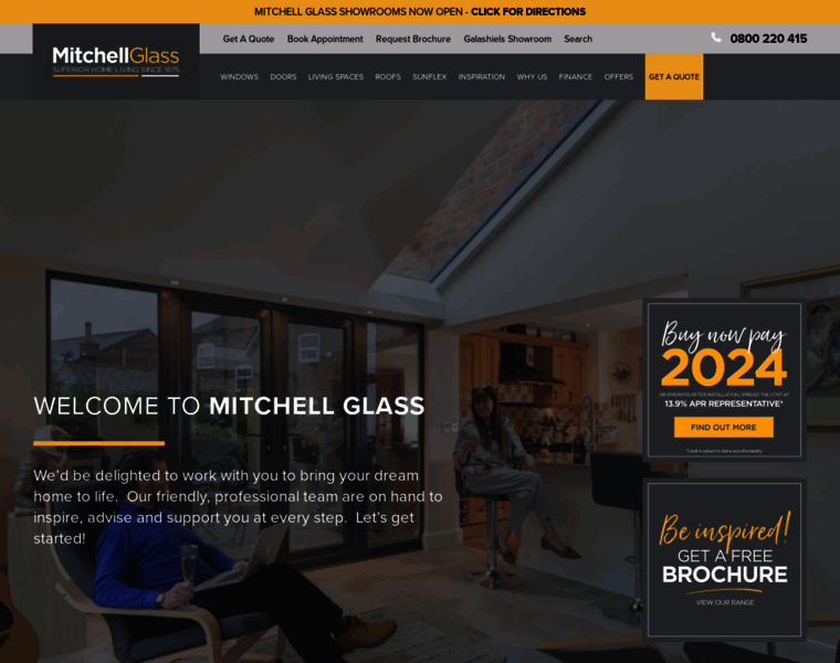 Mitchellglass.co.uk thumbnail