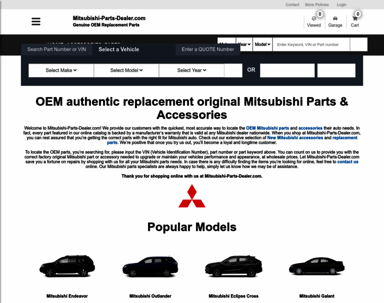 Mitsubishi-parts-dealer.com thumbnail