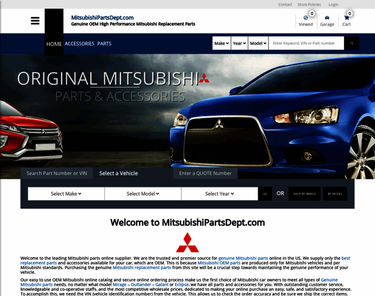 Mitsubishipartsdept.com thumbnail