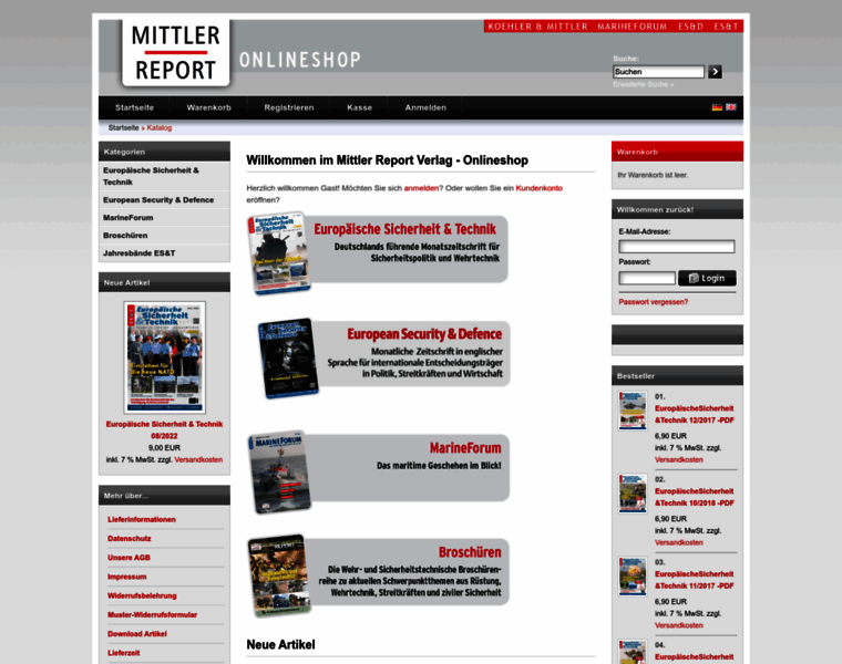 Mittler-report-shop.de thumbnail