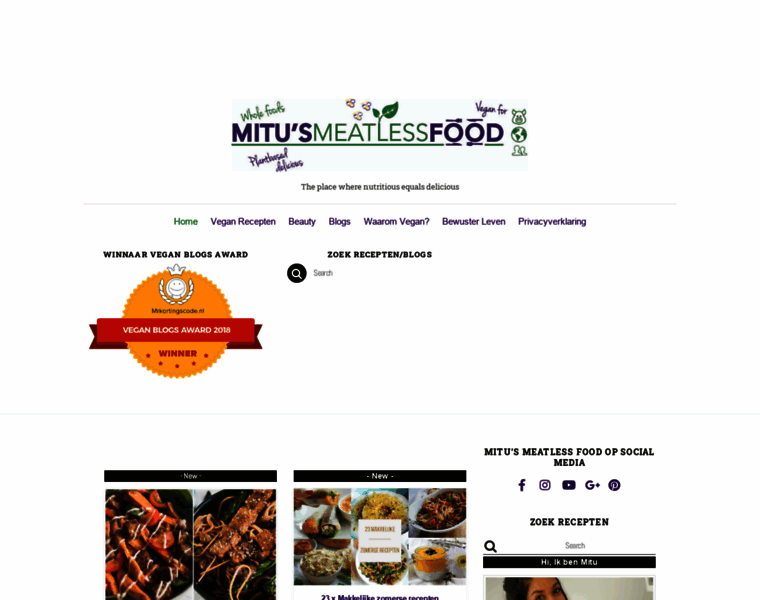 Mitusmeatlessfood.com thumbnail