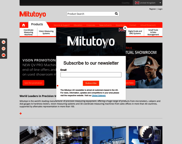 Mitutoyo.co.uk thumbnail