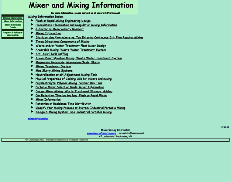 Mixerinformation.org thumbnail