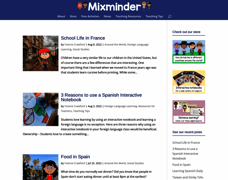 Mixminder.com thumbnail