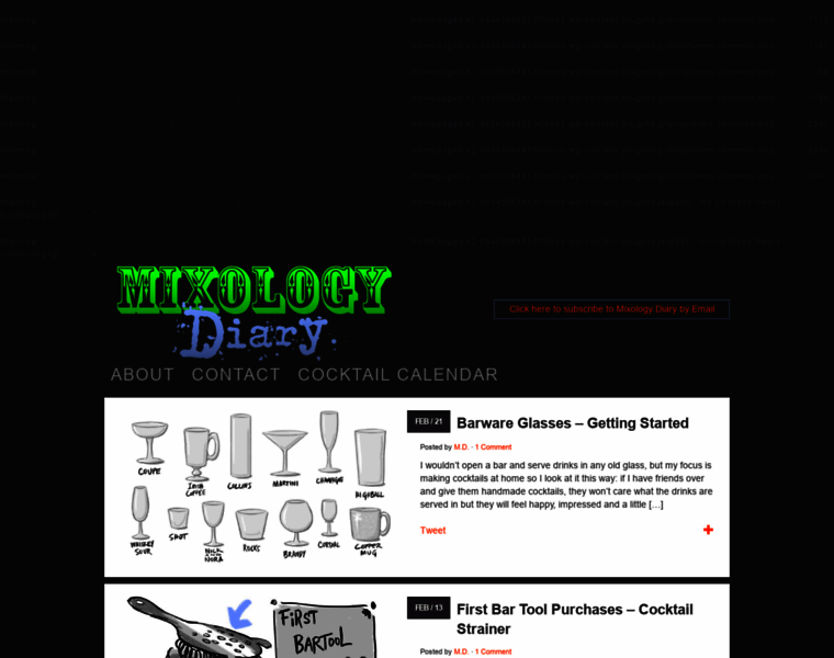 Mixologydiary.com thumbnail