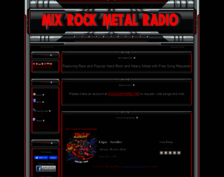 Mixrockmetal.com thumbnail