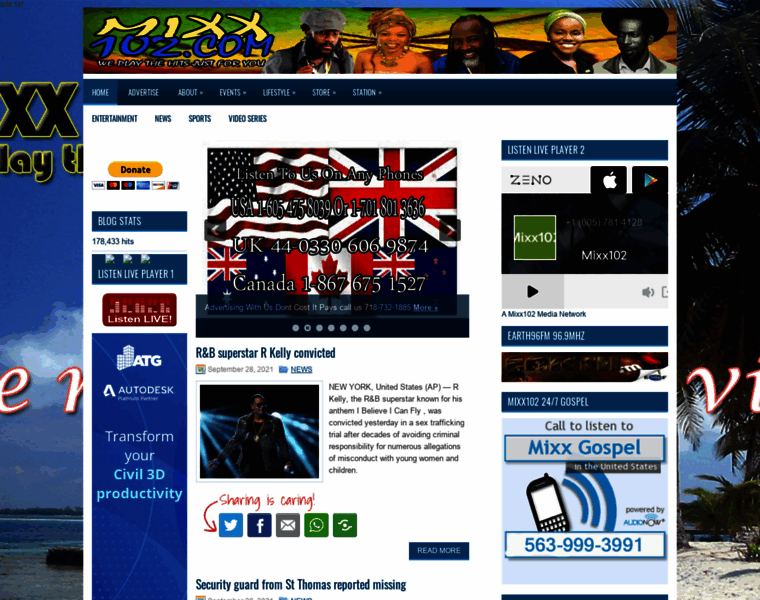 Mixx102.com thumbnail