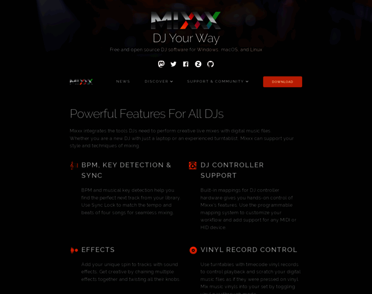Mixxx.org thumbnail