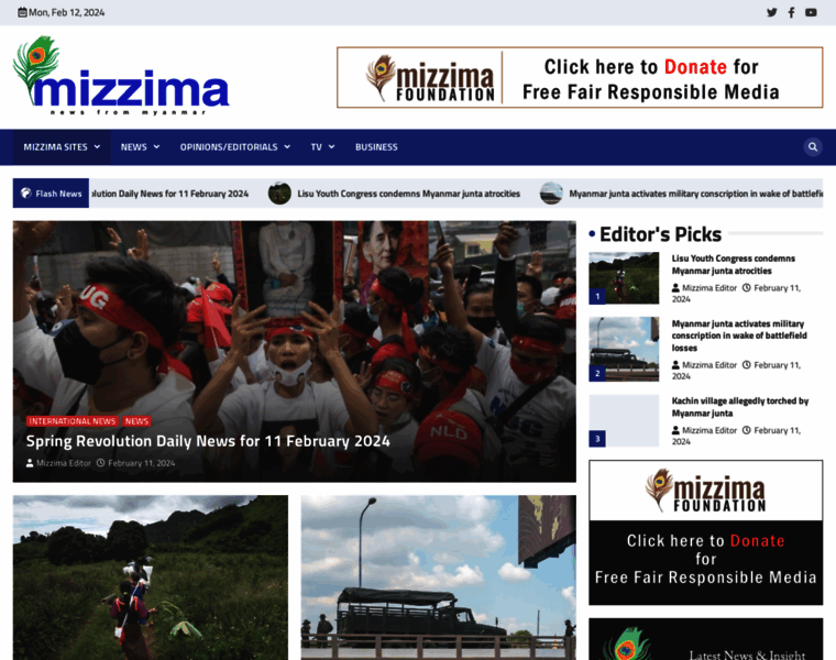 Mizzima.com thumbnail