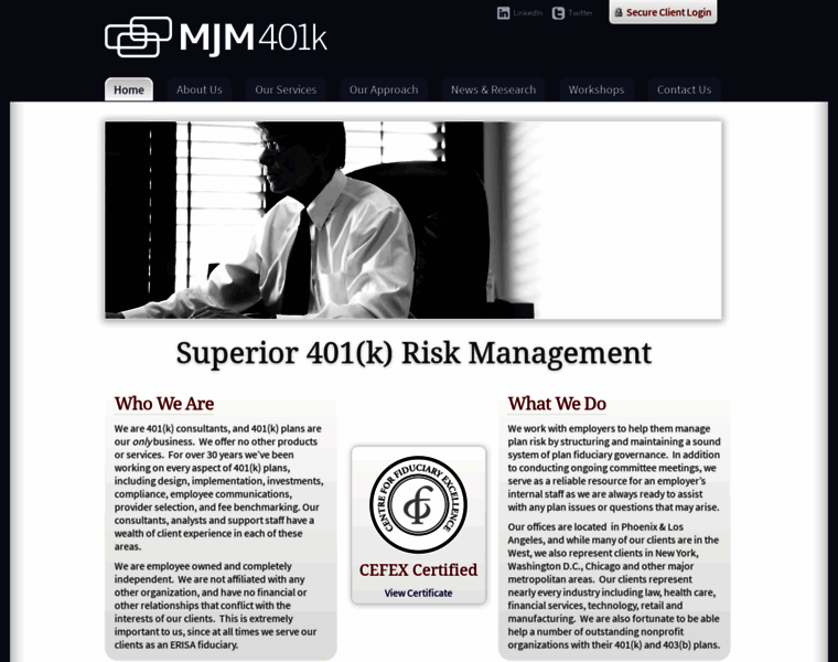 Mjm401k.com thumbnail