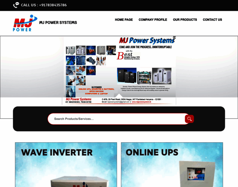 Mjpowersystems.com thumbnail